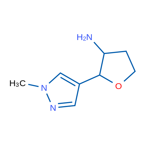 2-(1-Methyl-1H-pyrazol-4-yl)oxolan-3-amine 1g