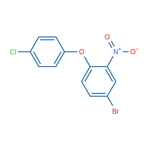 4-Bromo-1-(4-chlorophenoxy)-2-nitrobenzene 1g