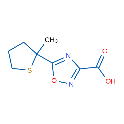 5-(2-Methylthiolan-2-yl)-1,2,4-oxadiazole-3-carboxylic acid 1g