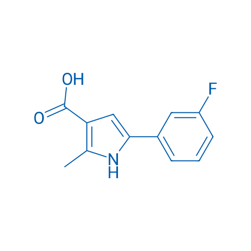 5-(3-Fluorophenyl)-2-methyl-1H-pyrrole-3-carboxylic acid 1g