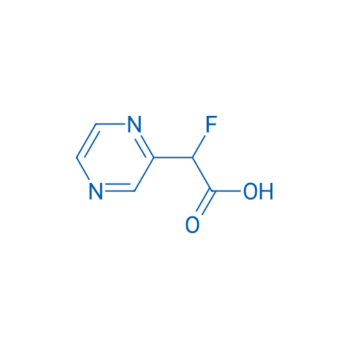 2-Fluoro-2-(pyrazin-2-yl)acetic acid 1g