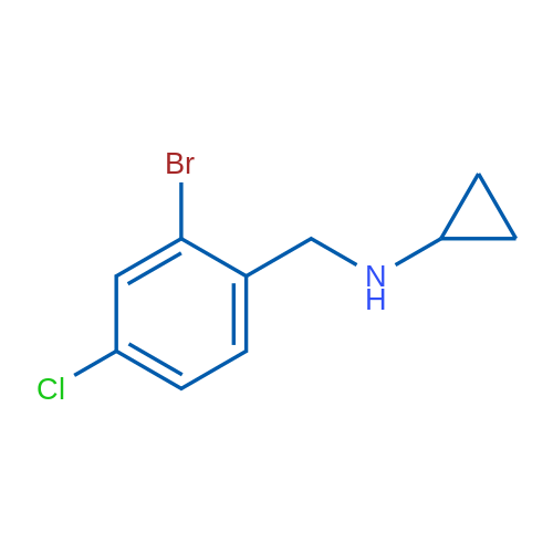N-[(2-Bromo-4-chlorophenyl)methyl]cyclopropanamine 1g