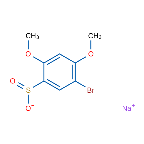 Sodium 5-bromo-2,4-dimethoxybenzene-1-sulfinate 1g