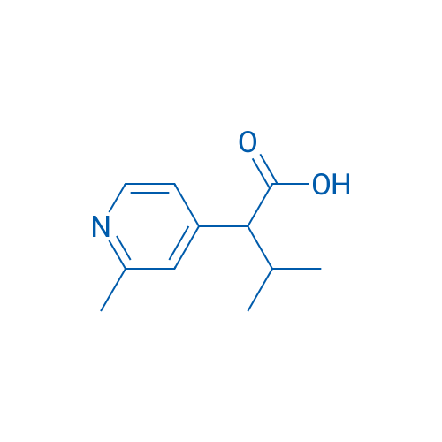 3-Methyl-2-(2-methylpyridin-4-yl)butanoic acid 1g
