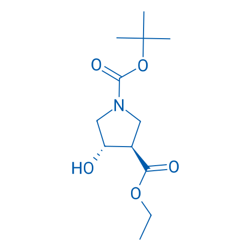 1-(tert-Butyl) 3-ethyl (3R,4S)-4-hydroxypyrrolidine-1,3-dicarboxylate 1g