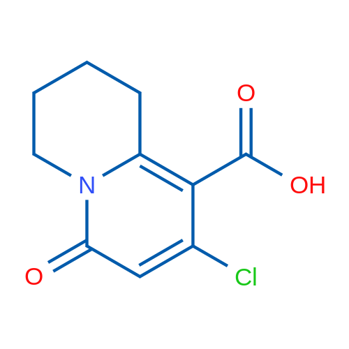 8-Chloro-6-oxo-2,3,4,6-tetrahydro-1H-quinolizine-9-carboxylic acid 1g