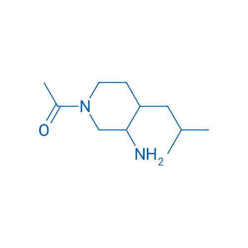 1-[3-Amino-4-(2-methylpropyl)piperidin-1-yl]ethan-1-one 1g