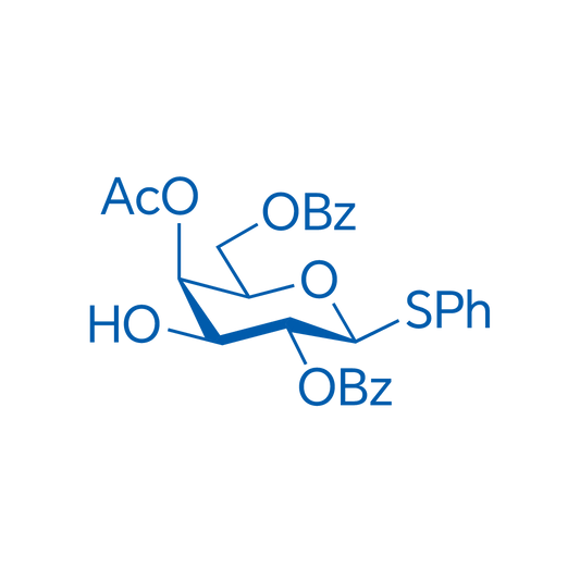 ((2R,3R,4S,5R,6S)-3-Acetoxy-5-(benzoyloxy)-4-hydroxy-6-(phenylthio)tetrahydro-2H-pyran-2-yl)methyl benzoate 25mg