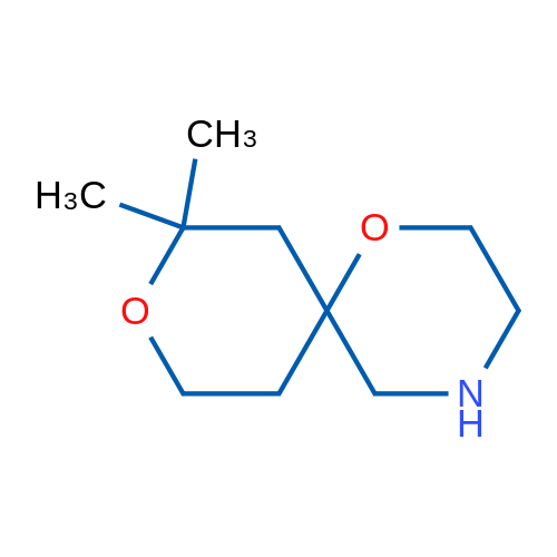 8,8-Dimethyl-1,9-dioxa-4-azaspiro[5.5]undecane 1g