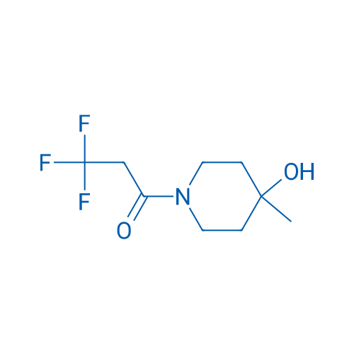 3,3,3-Trifluoro-1-(4-hydroxy-4-methylpiperidin-1-yl)propan-1-one 250mg