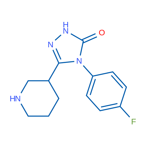 4-(4-Fluorophenyl)-3-(piperidin-3-yl)-1H-1,2,4-triazol-5(4H)-one 1g