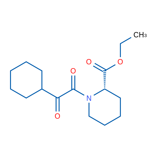 (S)-Ethyl 1-(2-cyclohexyl-2-oxoacetyl)piperidine-2-carboxylate 1g