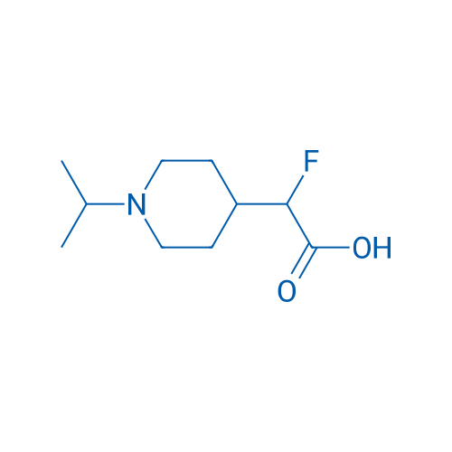 2-Fluoro-2-[1-(propan-2-yl)piperidin-4-yl]acetic acid 1g