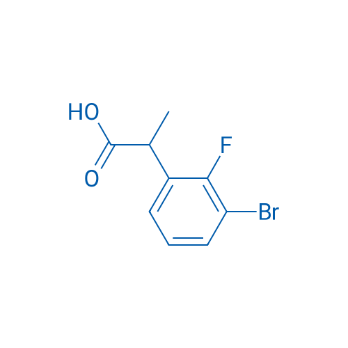 2-(3-Bromo-2-fluorophenyl)propanoic acid 250mg