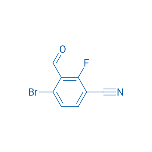 4-Bromo-2-fluoro-3-formylbenzonitrile 1g