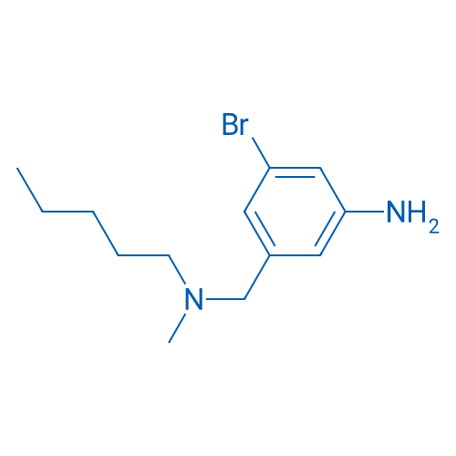 3-Bromo-5-((methyl(pentyl)amino)methyl)aniline 1g
