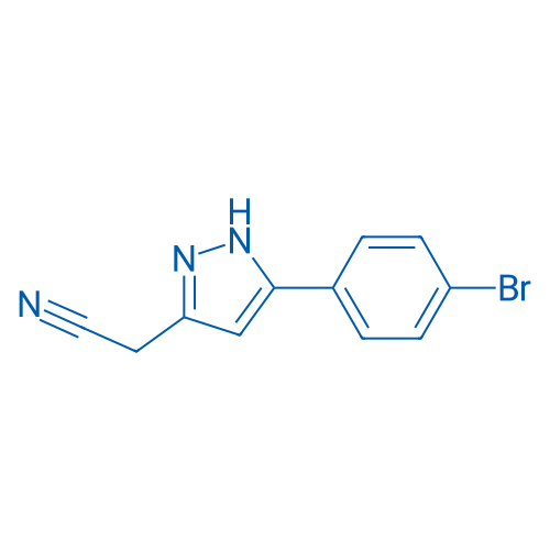 2-(5-(4-Bromophenyl)-1H-pyrazol-3-yl)acetonitrile 1g