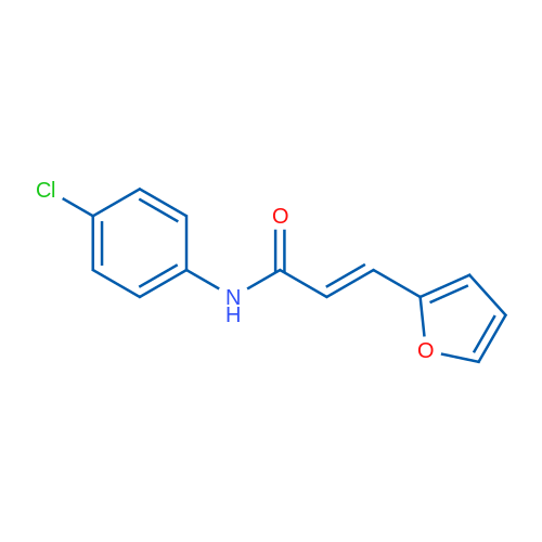 (2E)-N-(4-Chlorophenyl)-3-(furan-2-yl)prop-2-enamide 1g