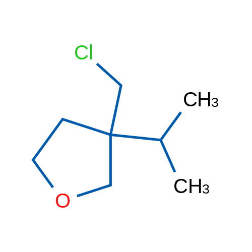 3-(Chloromethyl)-3-(propan-2-yl)oxolane 1g