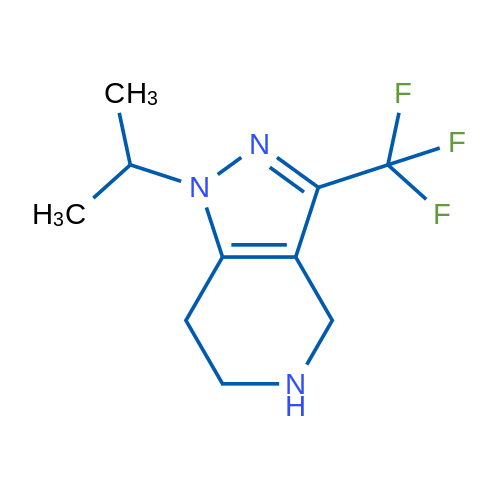 1-Isopropyl-3-(trifluoromethyl)-4,5,6,7-tetrahydro-1H-pyrazolo[4,3-c]pyridine 1g
