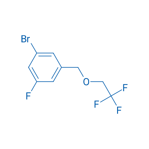 1-bromo-3-fluoro-5-((2,2,2-trifluoroethoxy)methyl)benzene 250mg