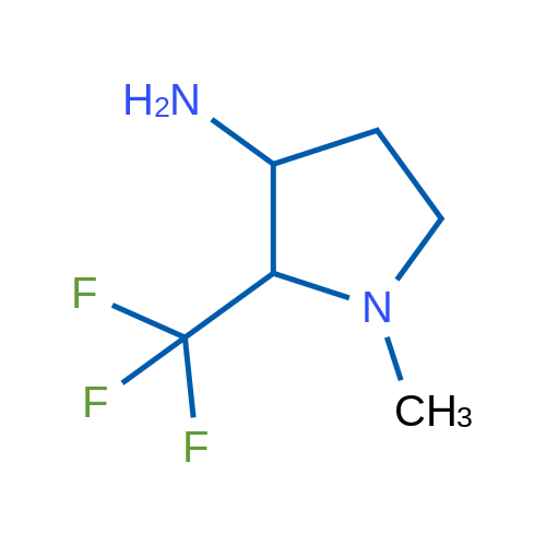 1-Methyl-2-(trifluoromethyl)pyrrolidin-3-amine 1g