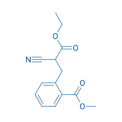 Methyl 2-(2-cyano-3-ethoxy-3-oxopropyl)benzoate 1g