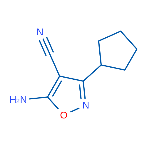 5-Amino-3-cyclopentylisoxazole-4-carbonitrile 1g