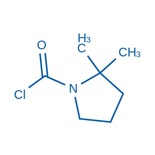 2,2-Dimethylpyrrolidine-1-carbonyl chloride 100mg
