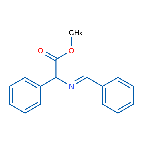 Methyl 2-phenyl-2-[(E)-(phenylmethylidene)amino]acetate 1g