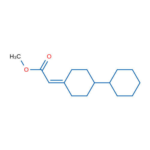 Methyl 2-([1,1'-bi(cyclohexan)]-4-ylidene)acetate 1g