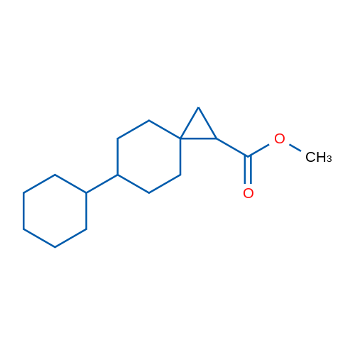 Methyl 6-cyclohexylspiro[2.5]octane-1-carboxylate 1g