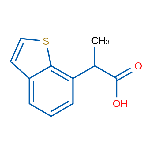 2-(1-Benzothiophen-7-yl)propanoic acid 1g