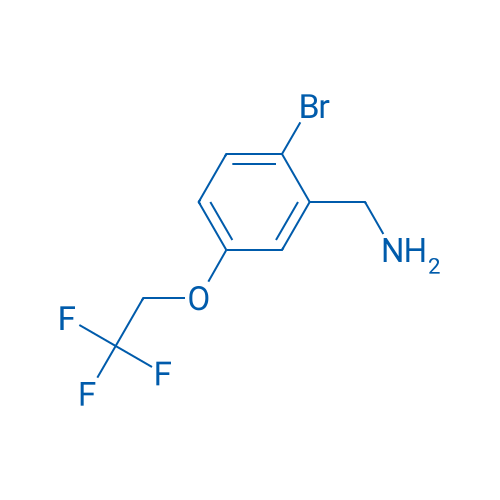 (2-Bromo-5-(2,2,2-trifluoroethoxy)phenyl)methanamine 250mg