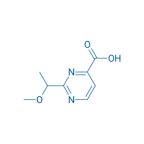 2-(1-Methoxyethyl)pyrimidine-4-carboxylic acid 1g