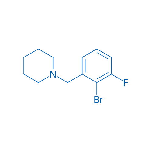 1-[(2-Bromo-3-fluorophenyl)methyl]piperidine 1g