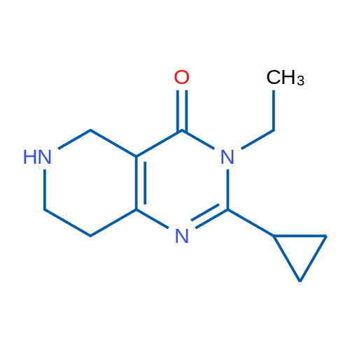 2-Cyclopropyl-3-ethyl-5,6,7,8-tetrahydropyrido[4,3-d]pyrimidin-4(3H)-one 1g