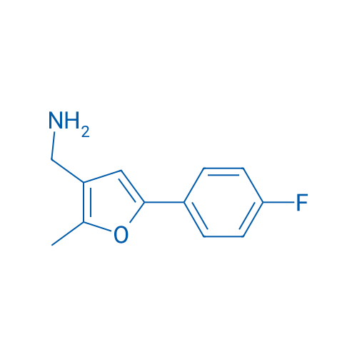 C-[5-(4-Fluorophenyl)-2-methylfuran-3-yl]-methylamine 1g