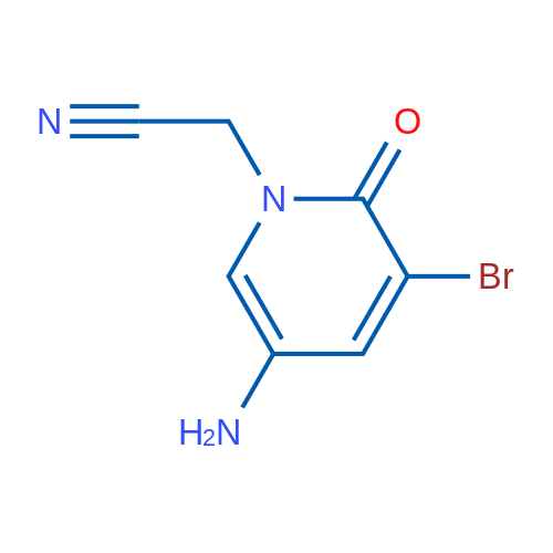 2-(5-Amino-3-bromo-2-oxo-1,2-dihydropyridin-1-yl)acetonitrile 1g