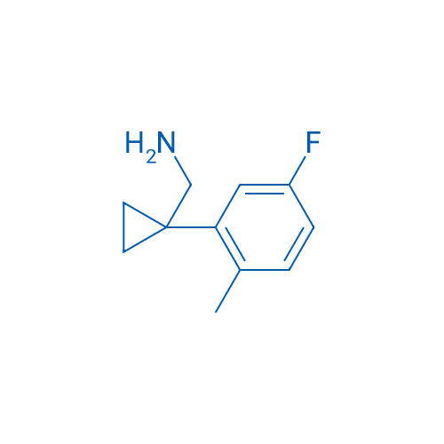(1-(5-Fluoro-2-methylphenyl)cyclopropyl)methanamine 1g
