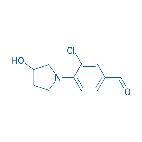 3-Chloro-4-(3-hydroxypyrrolidin-1-yl)benzaldehyde 1g