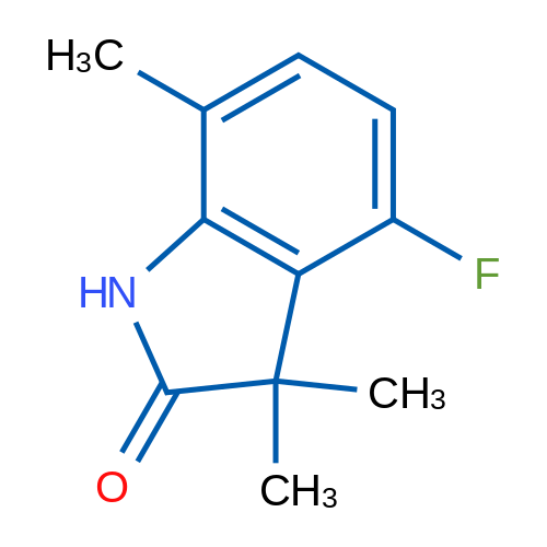 4-Fluoro-3,3,7-trimethyl-2,3-dihydro-1h-indol-2-one 1g