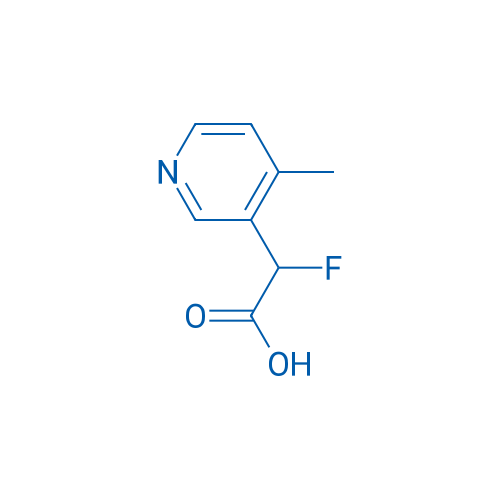 2-Fluoro-2-(4-methylpyridin-3-yl)acetic acid 1g