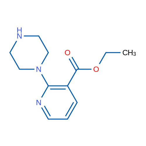 Ethyl 2-(piperazin-1-yl)nicotinate 1g