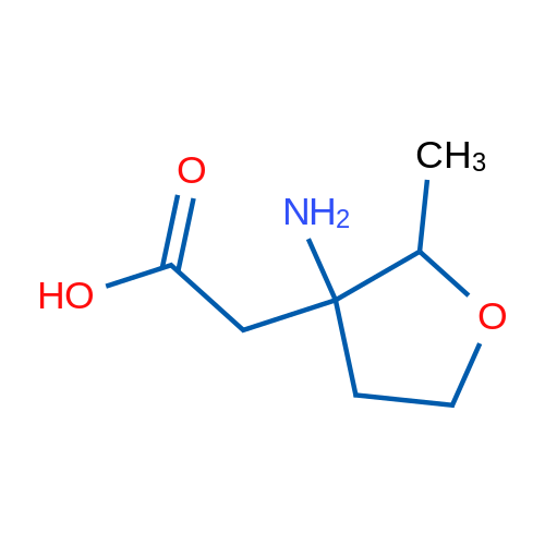 2-(3-Amino-2-methyloxolan-3-yl)acetic acid 1g