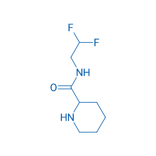 N-(2,2-Difluoroethyl)piperidine-2-carboxamide 1g