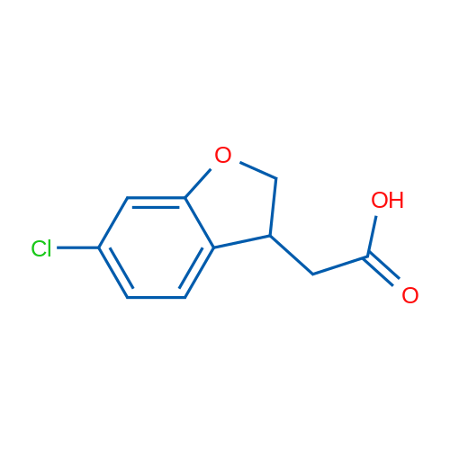 2-(6-Chloro-2,3-dihydrobenzofuran-3-yl)acetic acid 1g