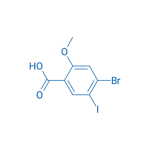 4-Bromo-5-iodo-2-methoxybenzoic acid 1g