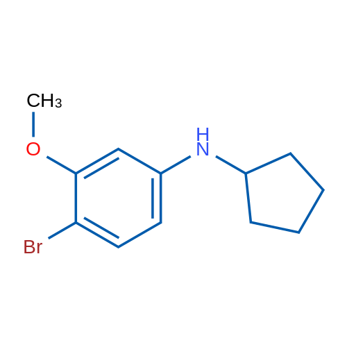 4-Bromo-N-cyclopentyl-3-methoxyaniline 1g