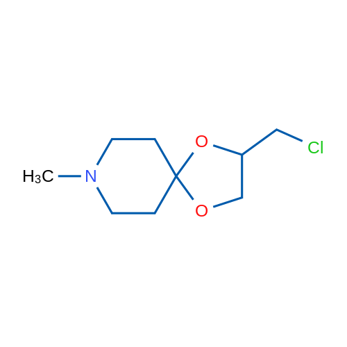 2-(Chloromethyl)-8-methyl-1,4-dioxa-8-azaspiro[4.5]decane 1g